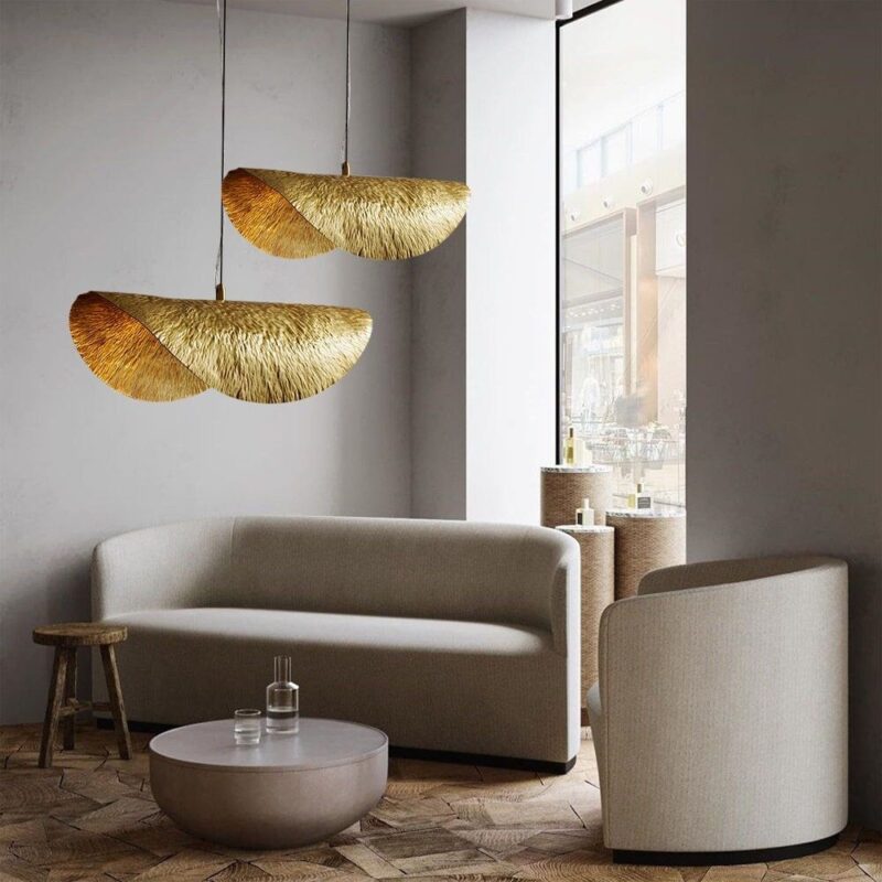 Brass Lotus Leaf Pendant Light – Shop Handmade Now