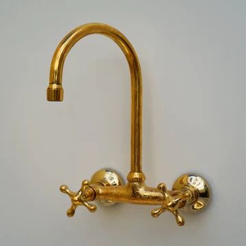 Unlacquered Brass Faucet: 5-Year Warranty Included | Premium Quality