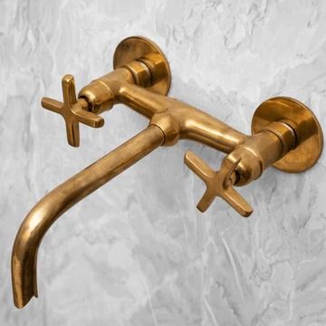 Unlacquered Brass Faucet: 5-Year Warranty Included | Premium Quality