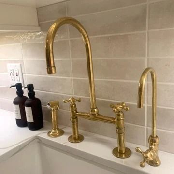Unlacquered Brass Faucet: 5-Year Warranty Included | Premium Quality