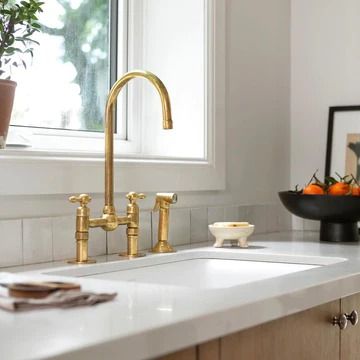 Unlacquered Brass Faucet: 5-Year Warranty Included | Premium Quality