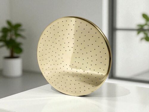 Solid Brass Outdoor Shower Head | Rainfall High Pressure Garden Shower | Custom Sizes Available | Poolside & Spa Shower Fixture,Marrakech360