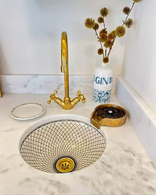 Brass Kitchen Faucet, Brushed Brass Kitchen Tap.