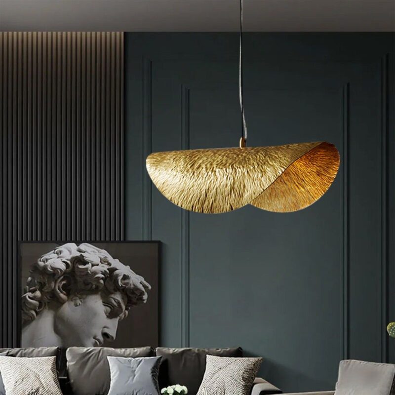 Brass Lotus Leaf Pendant Light – Shop Handmade Now