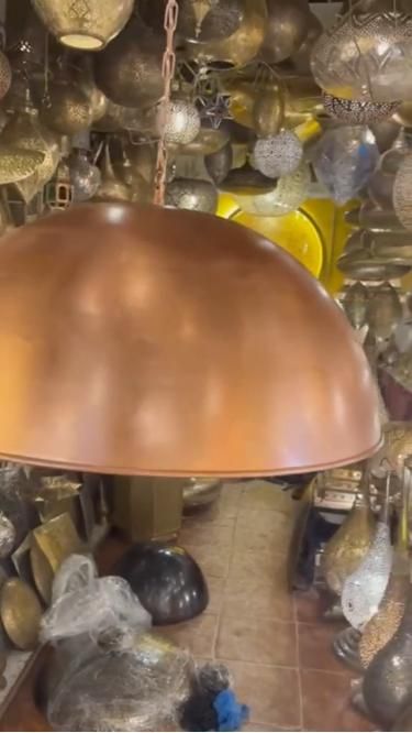 Copper Pendant Light
