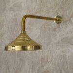 Elevate Your Outdoors: Solid Brass Shower Head for High-Pressure Outdoor Showers