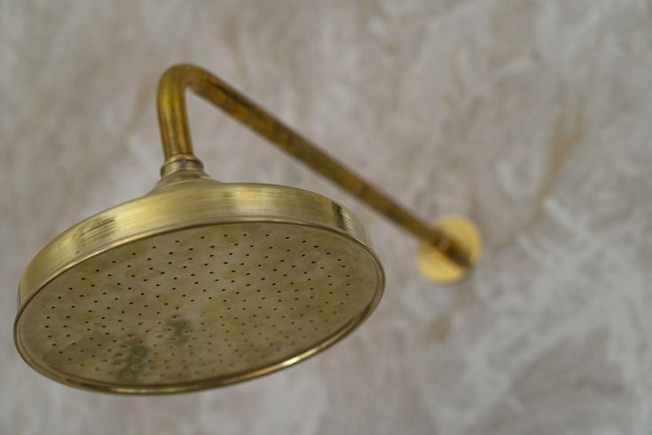 Outdoor Oasis: Solid Brass Shower Head for Invigorating Outdoor Showers