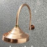 Round Shower Head In Pure Copper , Outdoor and Indoor showerhead