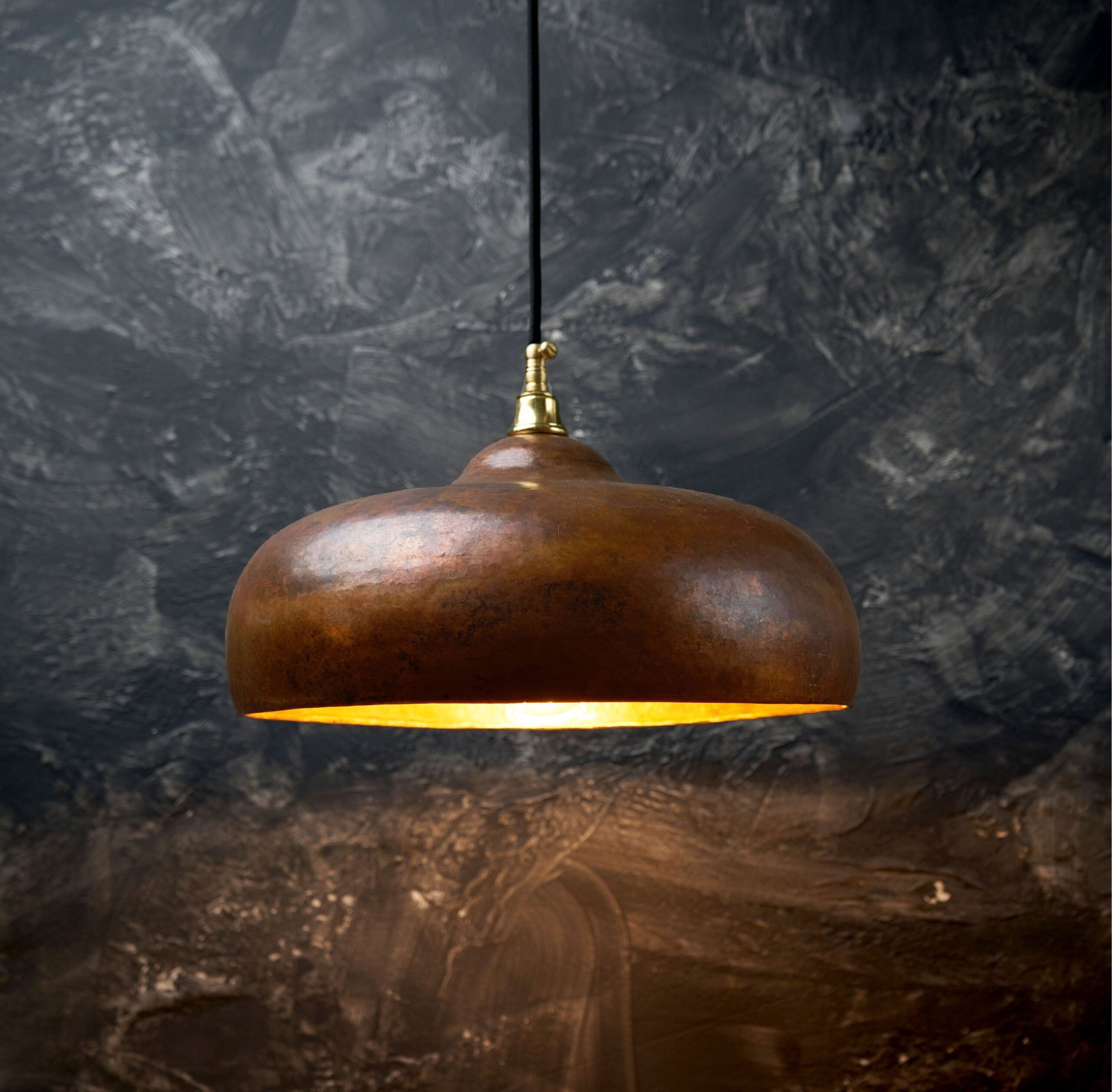 Rustic Copper Island Kitchen Lighting, Copper Pendant Light Fixture , - Etsy