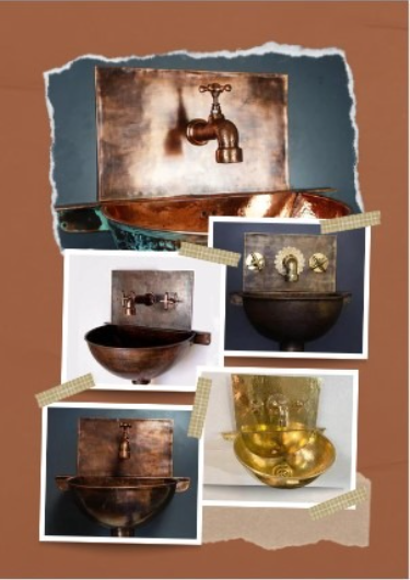 SINK, Brass, Copper, Bathroom