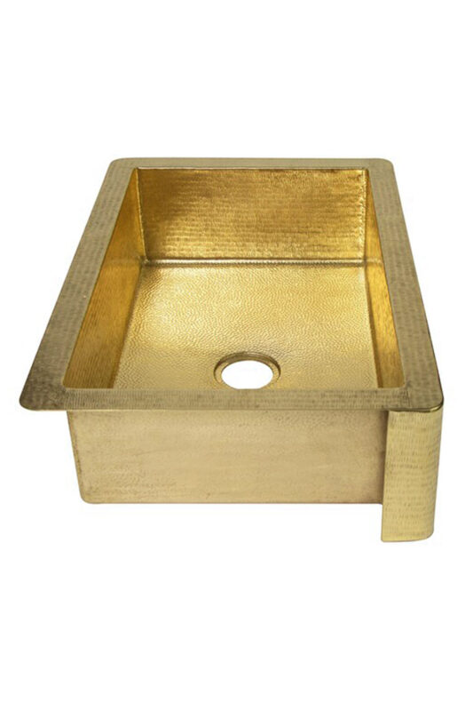 Single Basin Brass  Farmhouse Kitchen sink