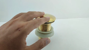 Solid Brass Pop up Drain Sink , Pop up Drain stopper for Bathroom sink