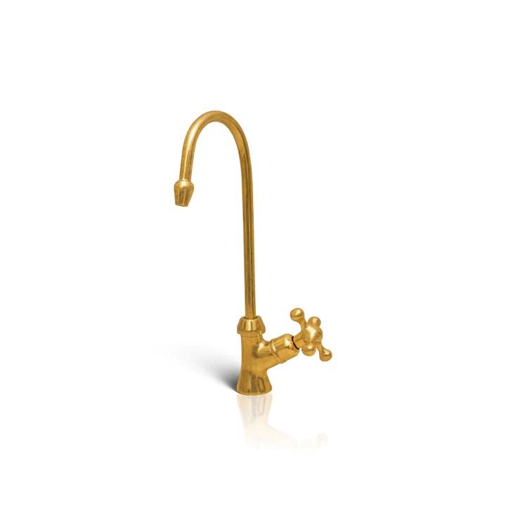 Unlacquered Brass Bathroom Faucet | Natural & Long-Lasting
