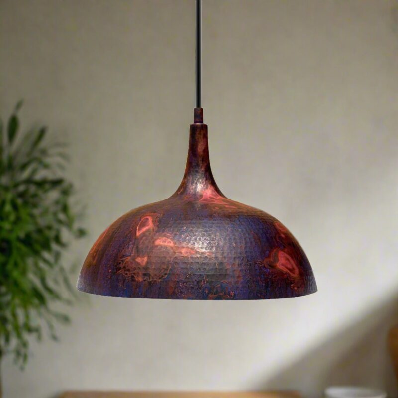 Zalda Handmade Dome Hanging Light - Unique Ceiling Light Fixtures |  5-Year Warranty