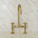 Unlacquered Brass Kitchen Faucet , Solid Brass Kitchen Sink Faucet etsy
