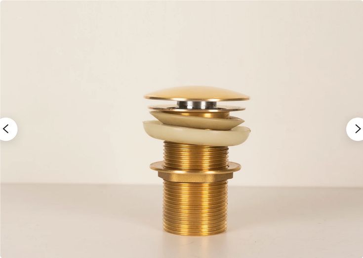 Solid Unlacquered brass sink drain , Solid Brass Drain, Pop Up Drain