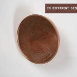 Unlacquered Solid Copper Rain Shower Head Bathroom Rainfall Shower Head , Handcrafted