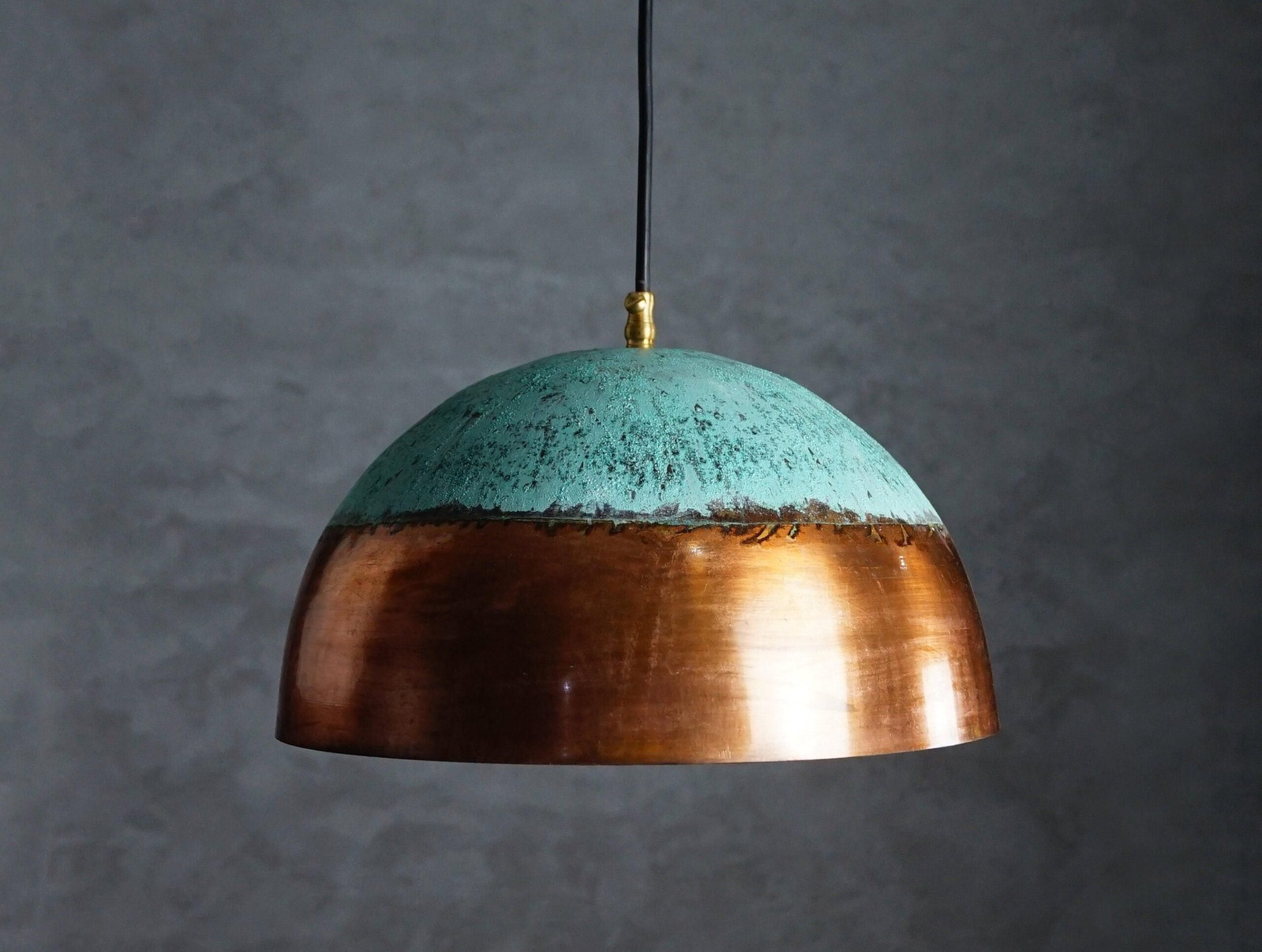 A Timeless Classic: The Verdigris Copper Farmhouse Kitchen Island Pendant Light