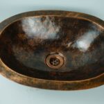 Brass Drop in Bathroom Sink