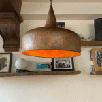 Illuminate Your Space with a Rustic Antique Copper Kitchen Island Pendant Light