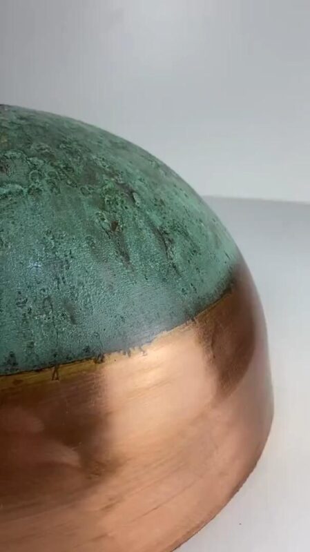 Rustic Oxidized Copper Wall Mount Vessel Bathroom Sink: A Visual Guide