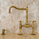 Solid Brass Kitchen Faucet with Sprayer