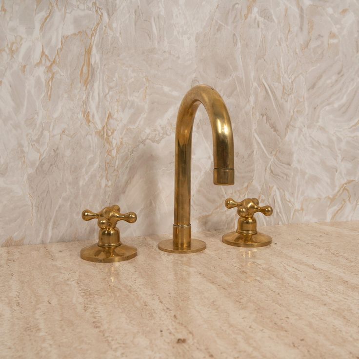 The Widespread Unlacquered Brass Bathroom Faucet: A Rustic Touch for Your Modern Bathroom