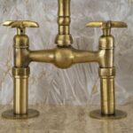 "Timeless Beauty: Solid Brass Kitchen Faucet with Sprayer in Different Finishes