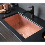 "Timeless Beauty: Undermount Hammered Solid Copper Kitchen Sink in Various Sizes