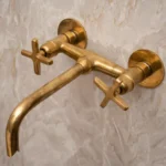 Unlacquered Brass Bathroom Tub Filler Faucet: A Touch of Rustic Elegance