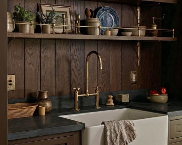 Unlacquered Brass Farmhouse Faucet: A Touch of Rustic Elegance