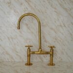 Unlacquered Brass Kitchen Faucet , Solid Brass Kitchen Sink Faucet etsy