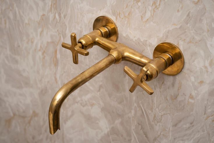 Vintage Brass Bathroom Faucet