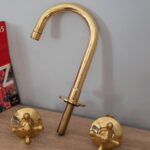 Vintage Brass Kitchen Faucet - Kitchen Faucet 3 Holes