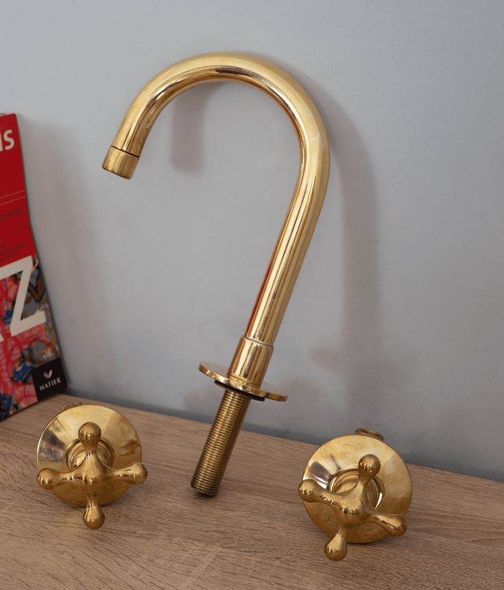 Vintage Brass Kitchen Faucet - Kitchen Faucet 3 Holes